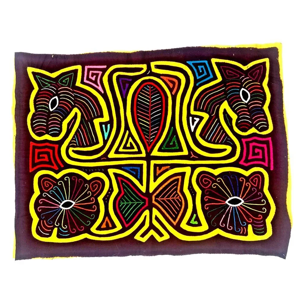 Arte Kuna Colombia‎ Mola Textile Quilted Applique Embroidery Needlework 16